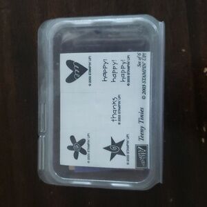 2003 Stampin' UP!  Teeny Tinies set of 6 stamp set